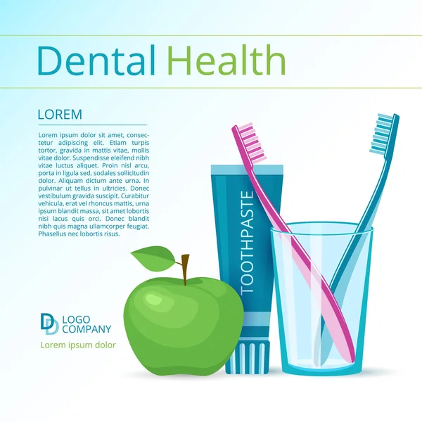 Dental health — Stock Vector