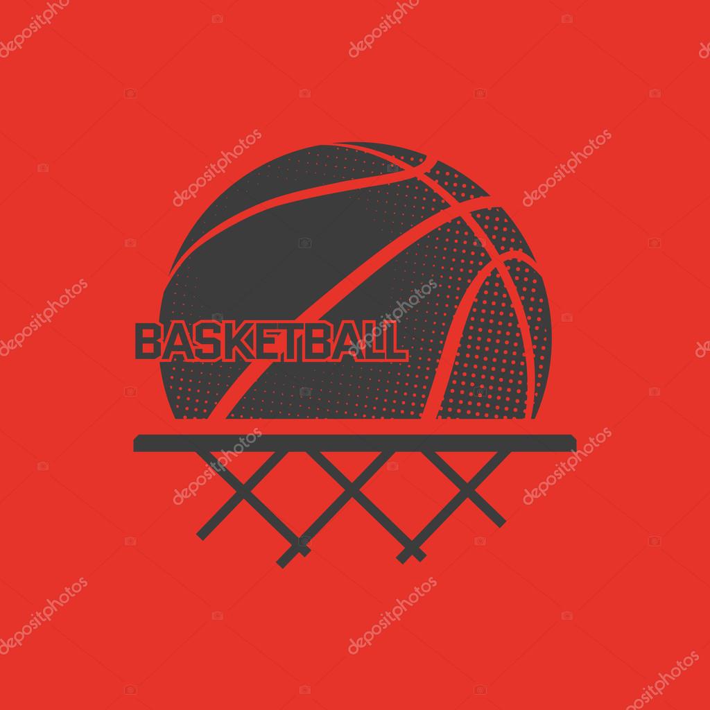Basketball vector illustration . Print on t-shirt. Sport