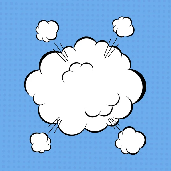Képregény felhő — Stock Vector