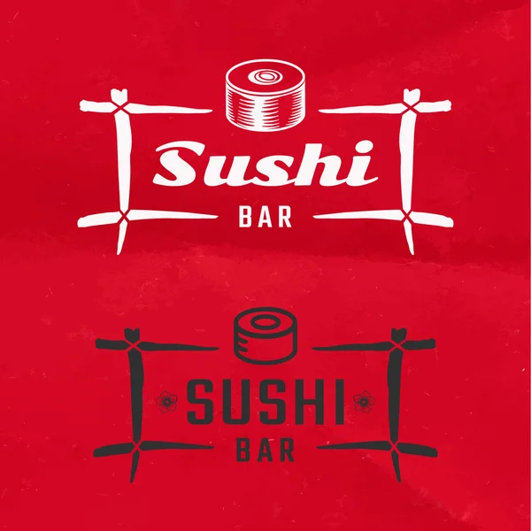 Logo de sushi — Vector de stock
