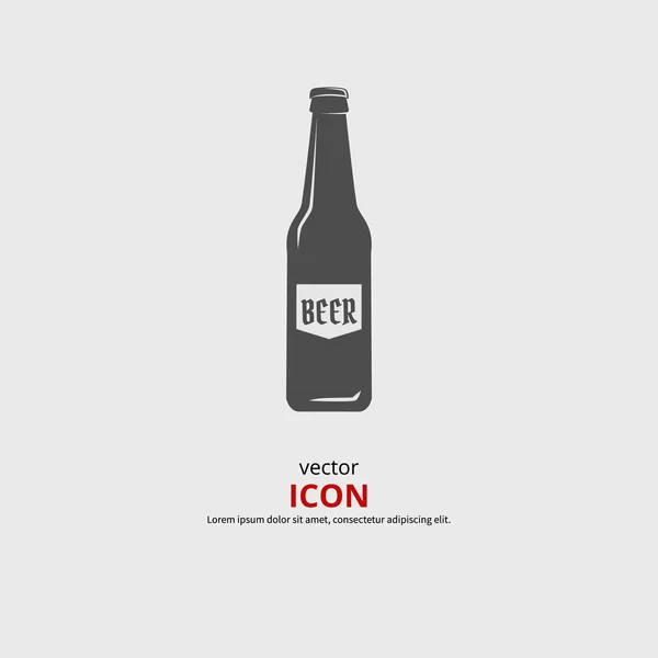 Beer bottle — Stock Vector