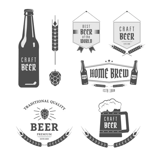 Řemesla pivo — Stockový vektor