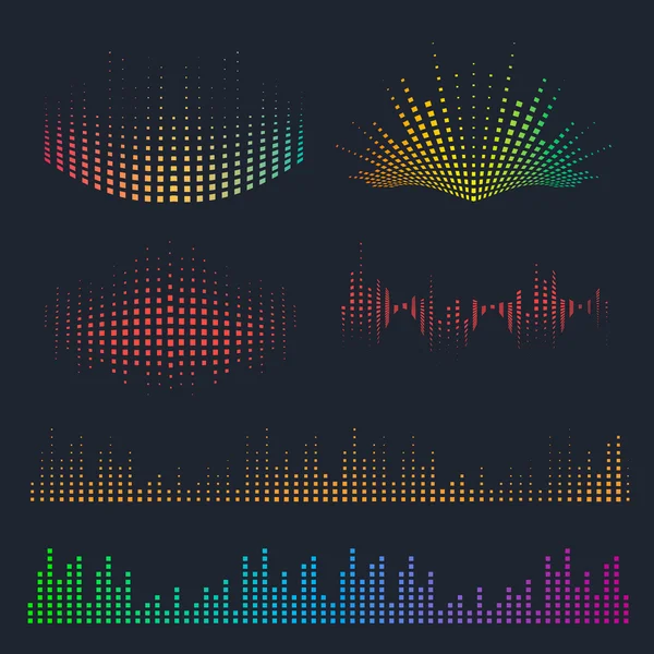 Geluidsgolven ontwerp — Stockvector