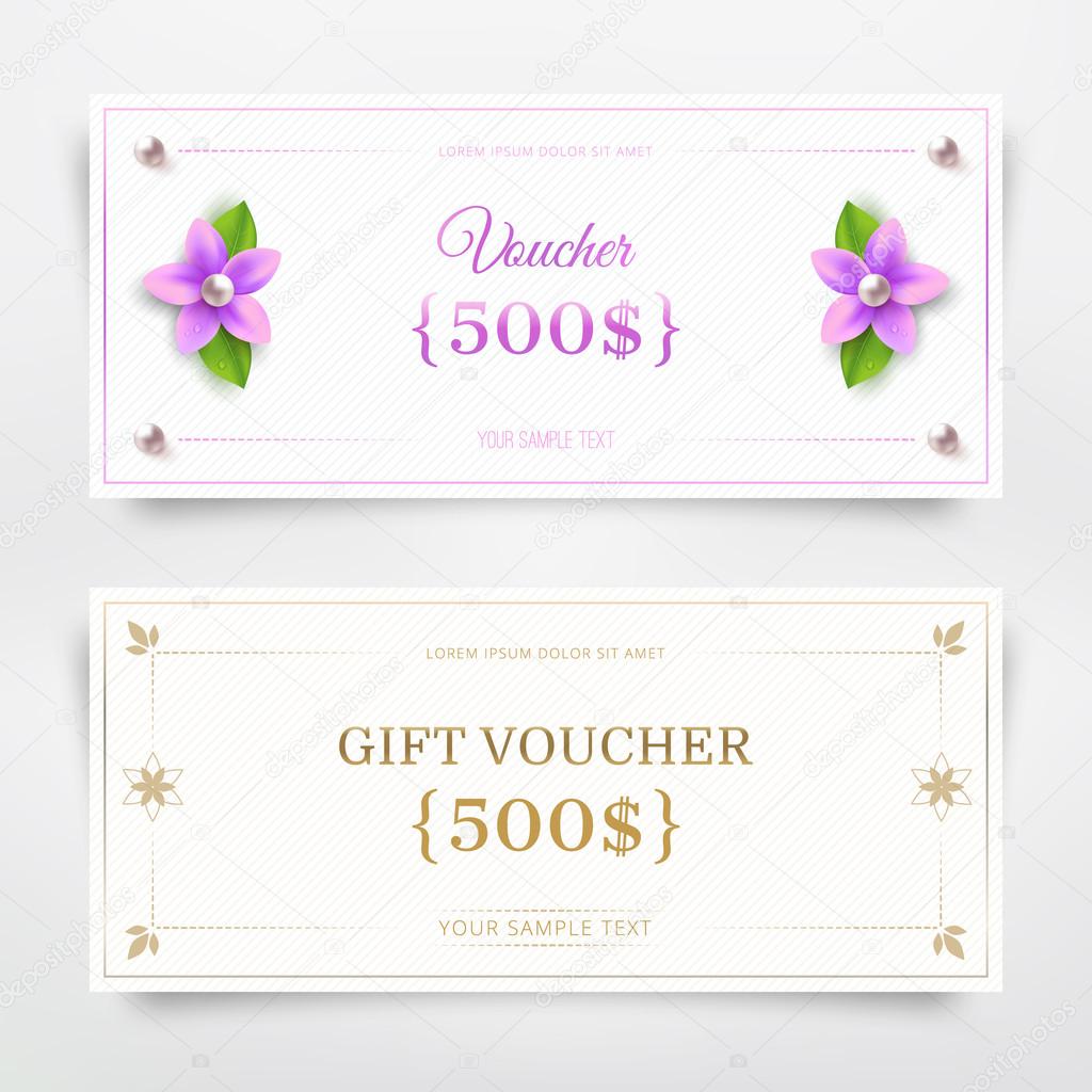 Gift voucher template