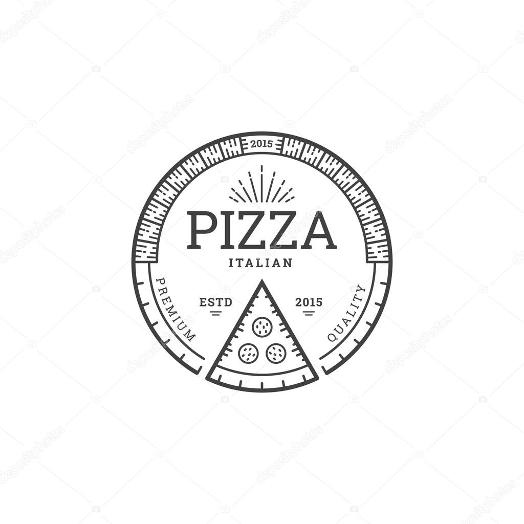 Pizza Logo Template Stock Vector C Garo G 9622