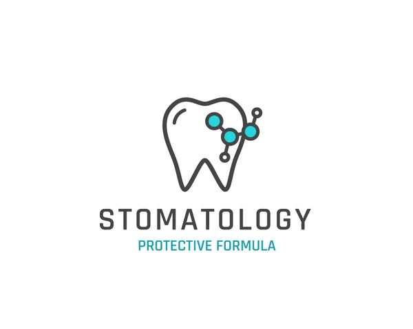 Дизайн логотипа Стоматологии — стоковый вектор
