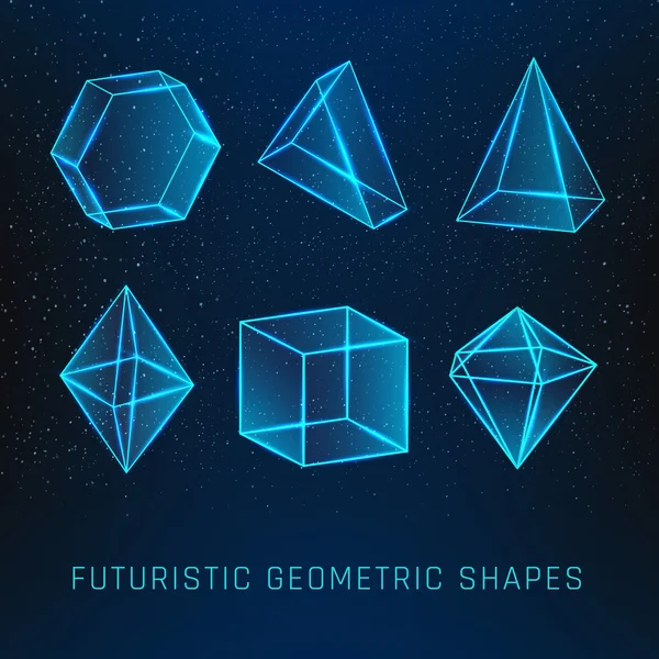 Conjunto de formas geométricas — Archivo Imágenes Vectoriales