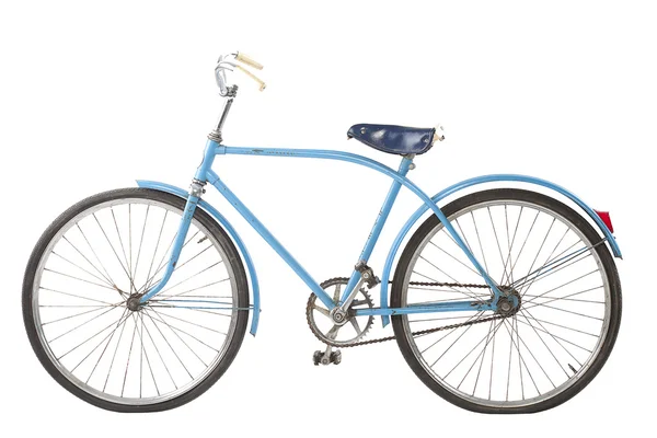 Imagen de bicicleta de estilo retro del siglo XX, aislada sobre fondo blanco —  Fotos de Stock