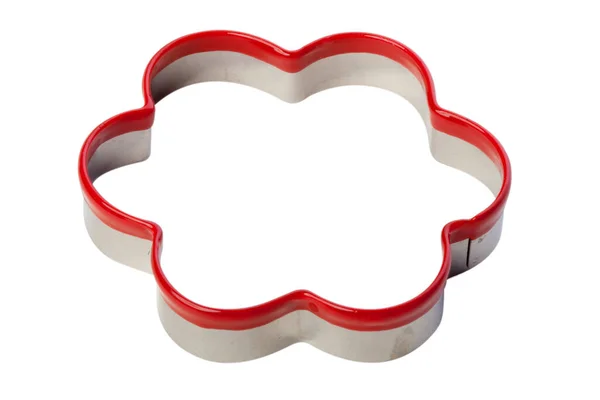 Cookie Cutters Cookie Cutters Cookie Cutters Een Witte Achtergrond — Stockfoto