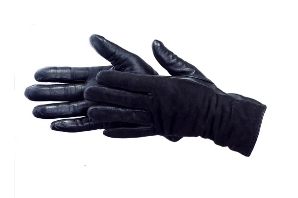 Gloves on hands — Stock Photo, Image