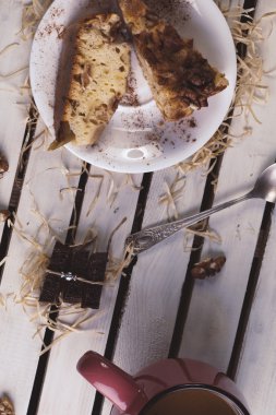 Kahvaltı çay limon ve kek