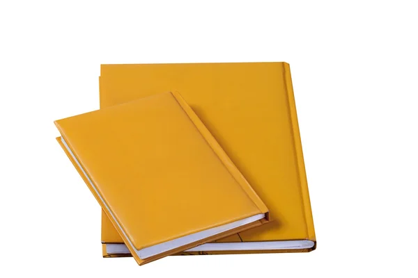 Two yellow notepad different sizes Royalty Free Stock Photos