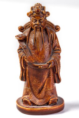 Statuette. Chinese God clipart