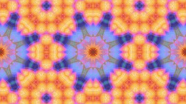 Kaleydoskop stil süsleme ile soyut resim gibi retro duvar kağıdı kullanabilirsiniz. Güzel renkli desenler