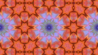 Kaleydoskop stil süsleme ile soyut resim gibi retro duvar kağıdı kullanabilirsiniz. Güzel renkli desenler