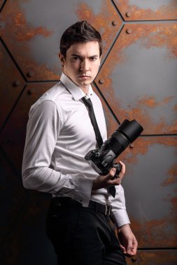 Fotoğrafçı Studio bir model gibi