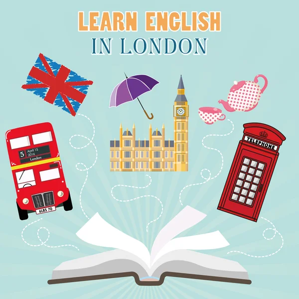 Abroad Language School — стоковый вектор