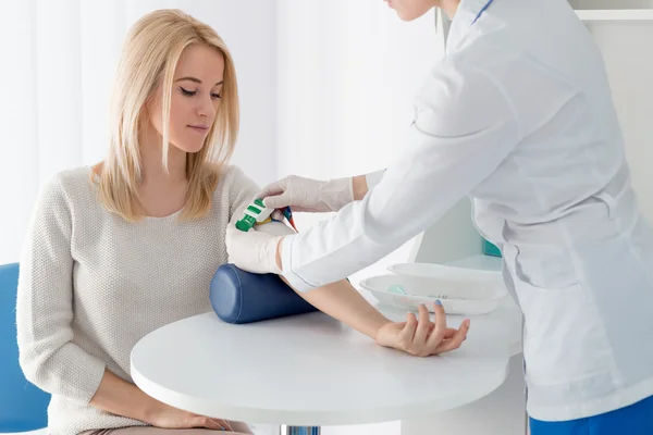 Kan testi için hazırlık 