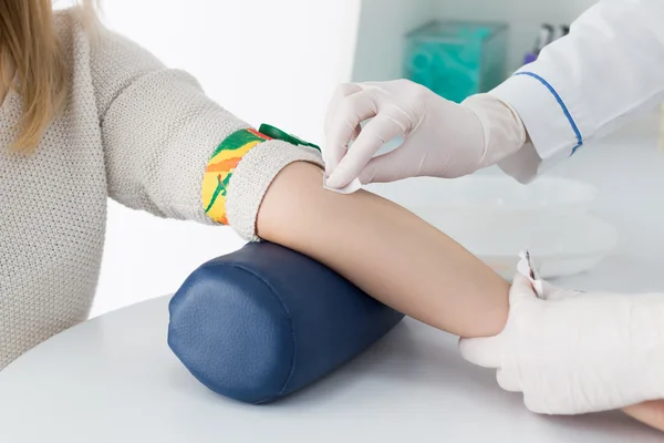 Preparazione per gli esami del sangue — Foto Stock