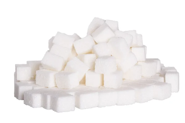Tle kostki cukru, czarno-biały — Zdjęcie stockowe
