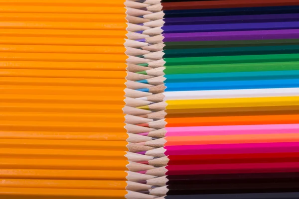 Χρώμα φόντου μολύβια. κοντινό πλάνο μολύβι χρώμα — Φωτογραφία Αρχείου