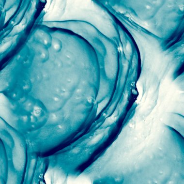 Alkol mavisi mürekkep arkaplansız. Yakın plan: