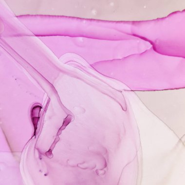 Alkol mürekkebi geçmişi. Şeffaf yaratıcılık.