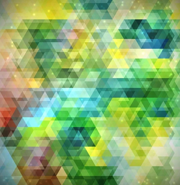 Fondo abstracto colorido hecho de elementos triangulares . — Archivo Imágenes Vectoriales