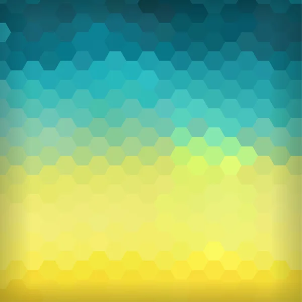 Färgstarka bakgrund av hexagon elementen. — Stock vektor