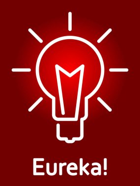 Ampullü rozet. arka plan beyaz ve kırmızı. Vektör İllüstrasyon logosu baskısı.