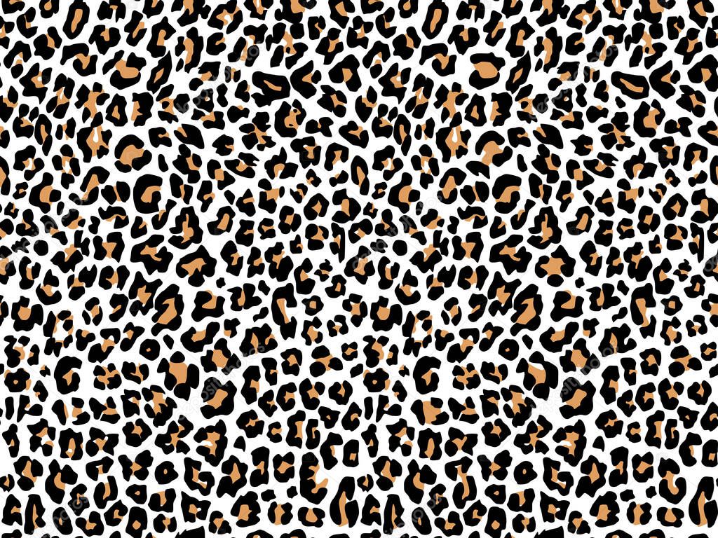 leopard pattern texture repeating seamless white yellow orange black fur print skin