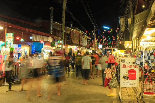 Rua de caminhada de Chiang Khan — Fotografia de Stock