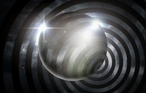 催眠渦巻き宇宙 — ストック写真