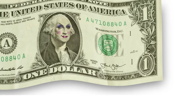 Drag Queen George Washington — Stock Photo, Image