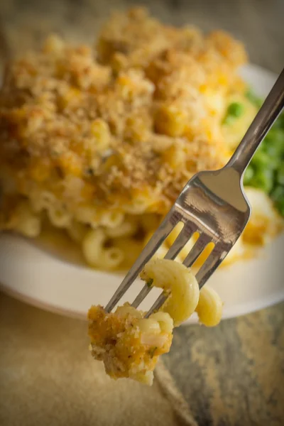 Macarrão e queijo — Fotografia de Stock