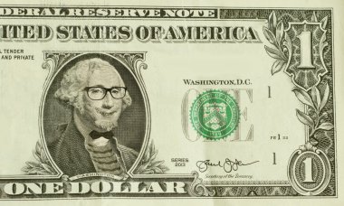 Hipster Nerd George Washington