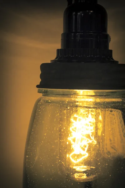Edison glödlampan närbild — Stockfoto
