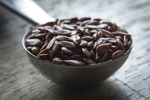 Flax Seed Background — Stock Photo, Image