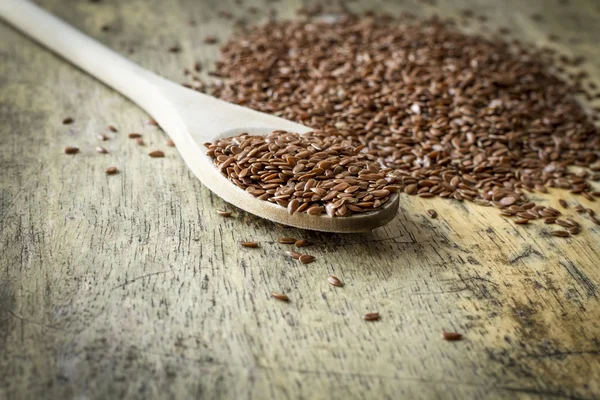 Flax Seed Background — Stock Photo, Image