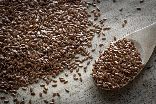 Flax Seed Background — Stock Photo, Image