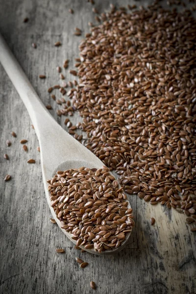 Flax Seed Background — Stock Photo, Image