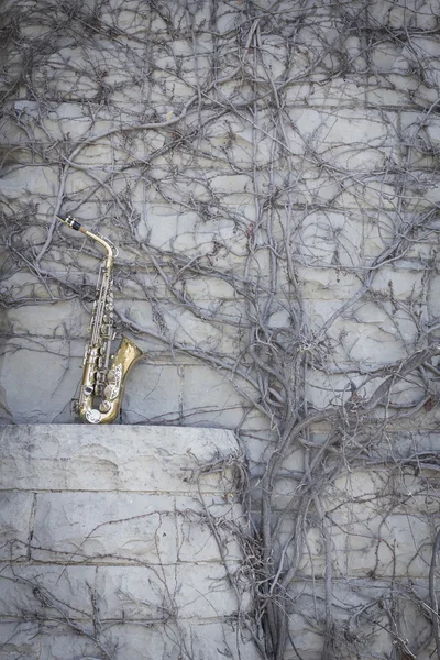 Jazz Saxophon Grunge — Stockfoto