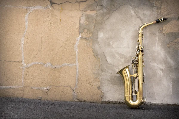 Grunge de saxofón de jazz —  Fotos de Stock