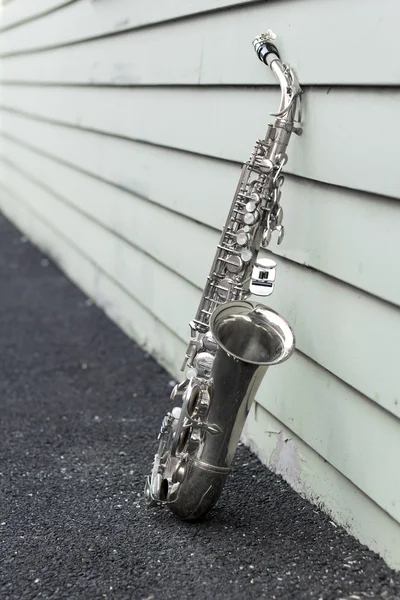 Saxofone jazz Grunge — Fotografia de Stock