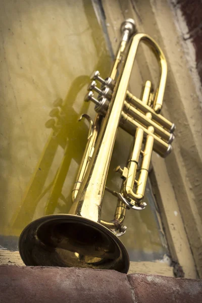 Trumpet Street Jazz — Stock Photo, Image