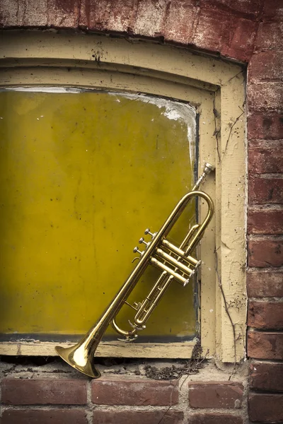 Trumpet Street Jazz — Stock Photo, Image