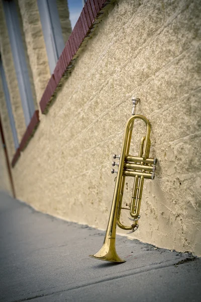 Trompet Street Jazz — Stockfoto