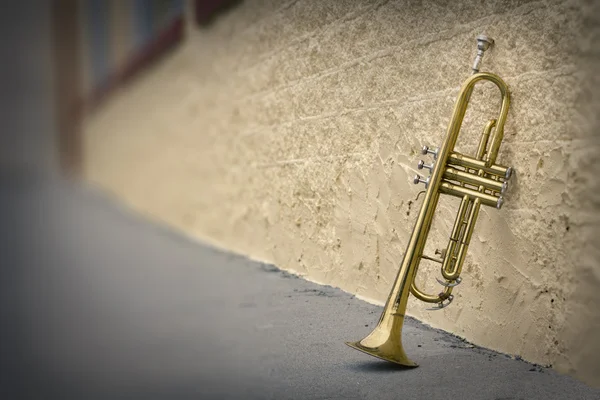 Труба вулиці джаз — стокове фото