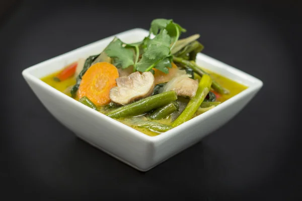 Vegetarian Green Thai Curry — Stock Photo, Image