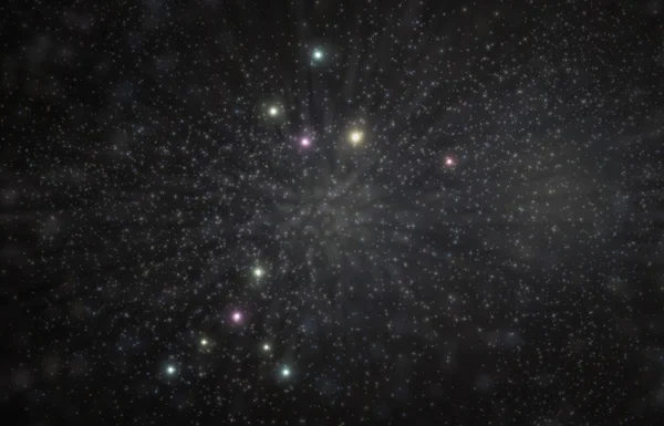 Canis Major Constellation 3D Ilustração — Fotografia de Stock